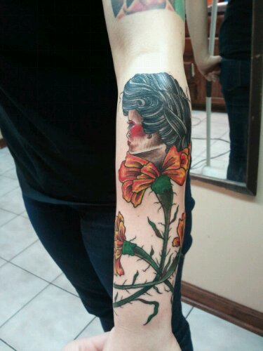 flower tattoo jeremy ross